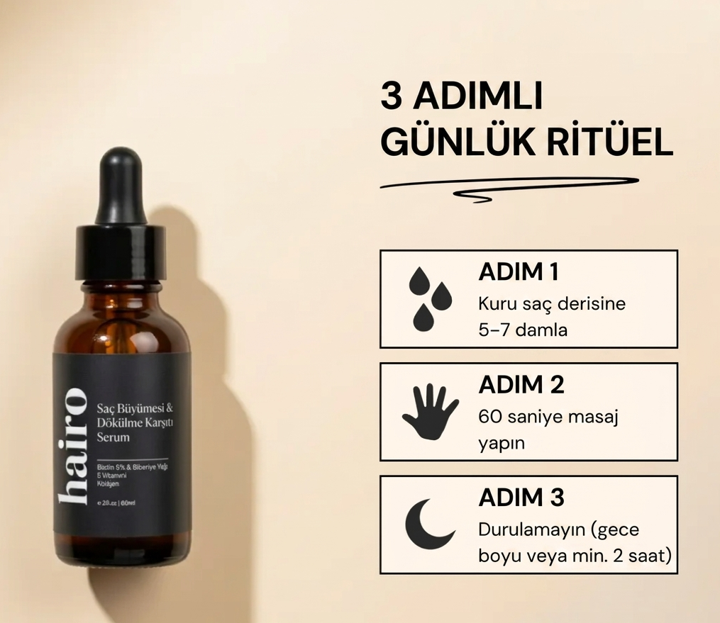 Saç Dökülmesine Karşı & Saç Uzatıcı Serum