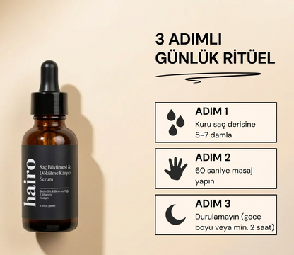 Saç Dökülmesine Karşı & Saç Uzatıcı Serum
